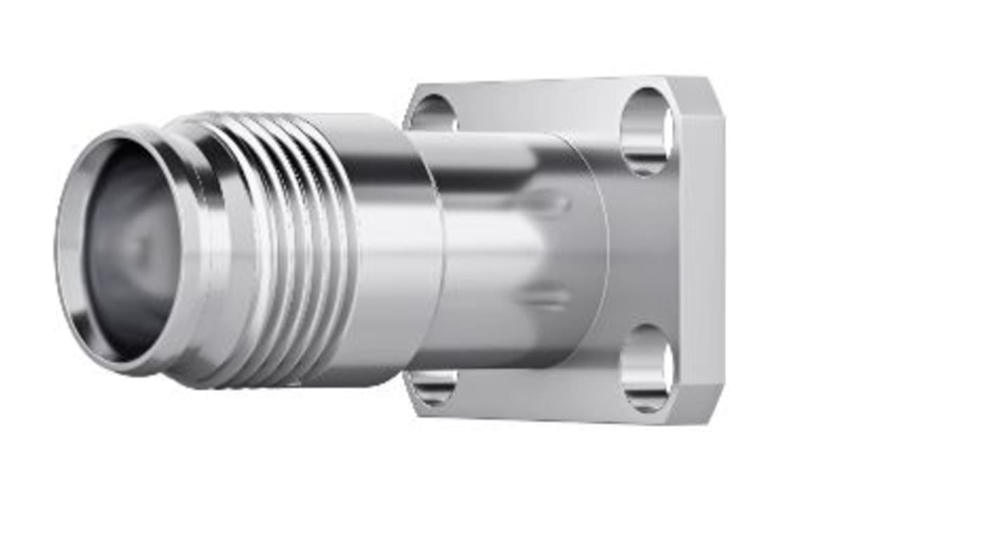 Telegartner Nex10 Series Panel Mount Circular Coaxial Connector, Solder Termination, Straight Body