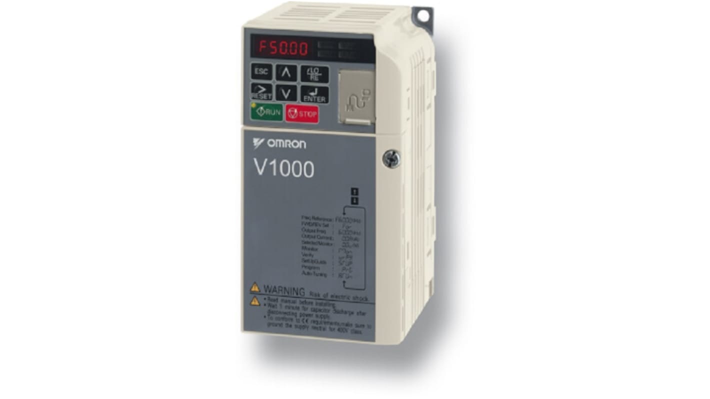 Omron Inverter Drive, 0.75 kW, 3 Phase, 230 V, CIMR Series