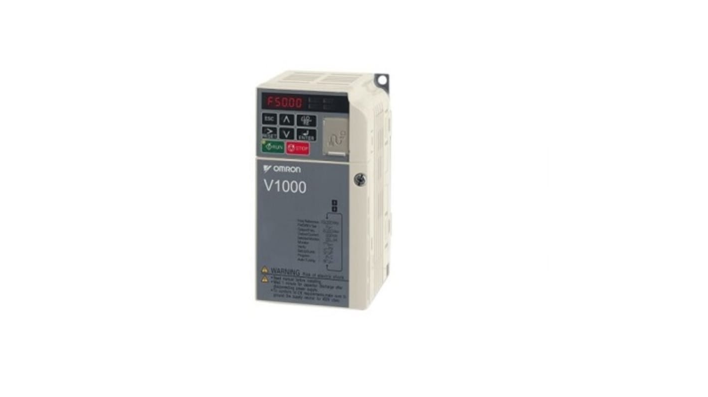 Omron Inverter Drive, 1.5/2.2 kW, 1 Phase, 230 V, CIMR Series