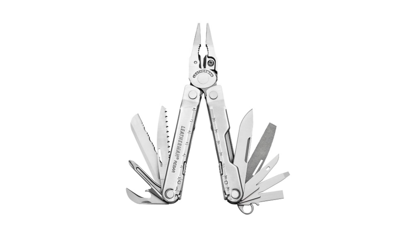Leatherman 袖珍刀多功能刀, 不锈钢标准刀片, 折叠后101,6mm长, 158.75 mm总长, 189,94g