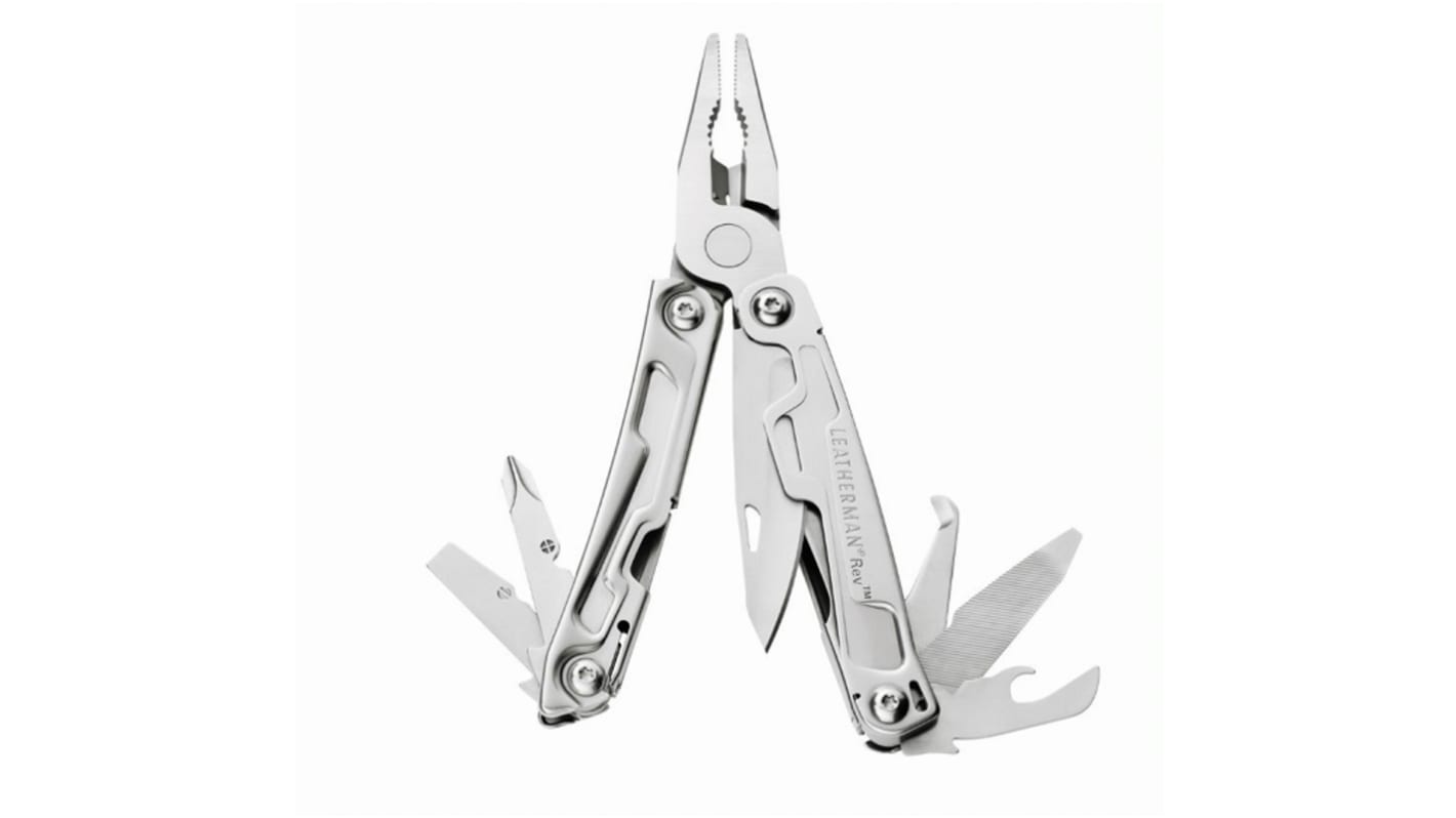 Leatherman 袖珍刀多功能刀, 不锈钢标准刀片, 折叠后100mm长, 152.4 mm总长, 168g
