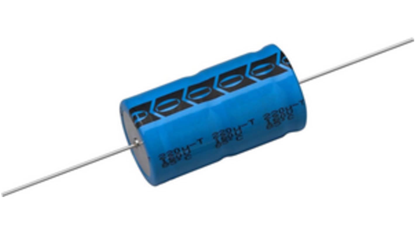 Vishay 220μF Aluminium Aluminium Capacitor 63V dc, Through Hole - MAL211818221E3