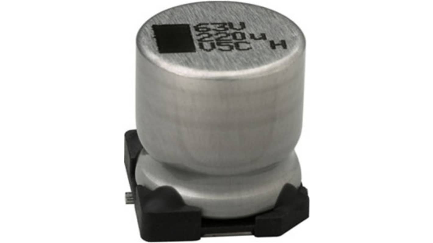 Vishay 100μF Aluminium Aluminium Capacitor 35V dc, Surface Mount - MAL214097001E3