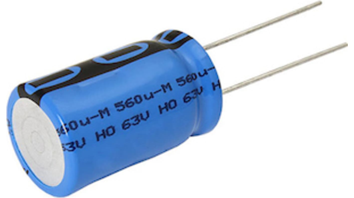 Vishay 1000μF Aluminium Electrolytic Capacitor 50V dc, Through Hole - MAL225051102E3