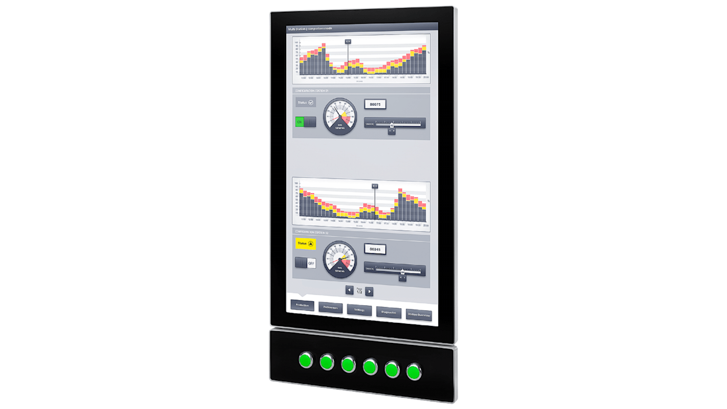 Siemens SIMATIC Series IFP2400 V2 PRO Flat Panel - 23.8 in, TFT Display, 1920 x 1080