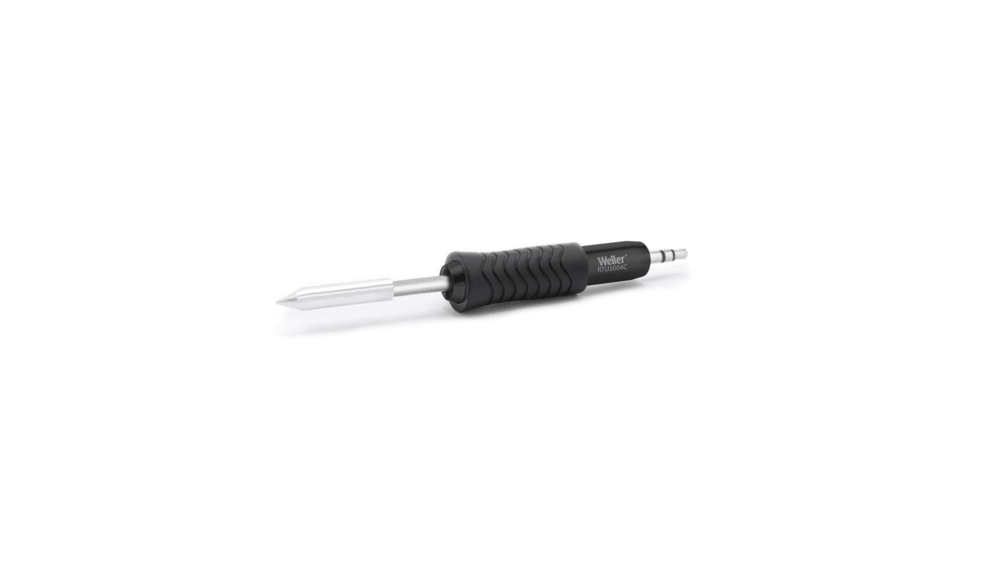 Punta de soldadura tipo Cónico Weller, serie RTUS mod. RTUS 004 C MS, punta de 0,4 mm, para usar con Soldador WXUPS-MS