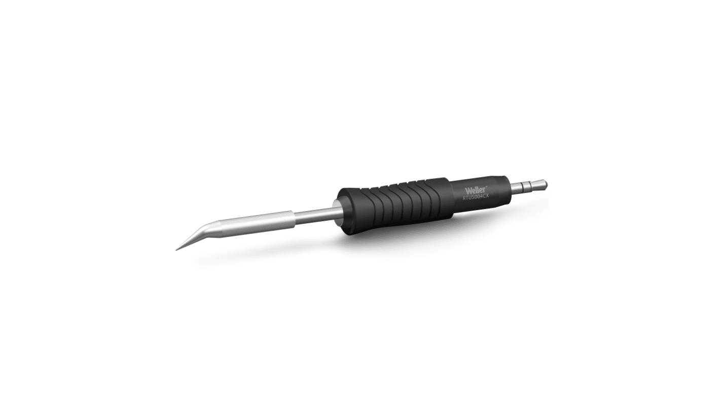 Weller RTUS 004 C X MS 0.4 mm Bent Conical Soldering Iron Tip for use with WXUPS-MS (Smart) Soldering Iron