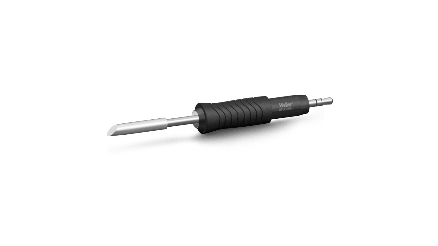 Punta de soldadura tipo Bisel Weller, serie RTUS mod. RTUS 050 B MS, punta de 5 mm, para usar con Soldador WXUPS-MS