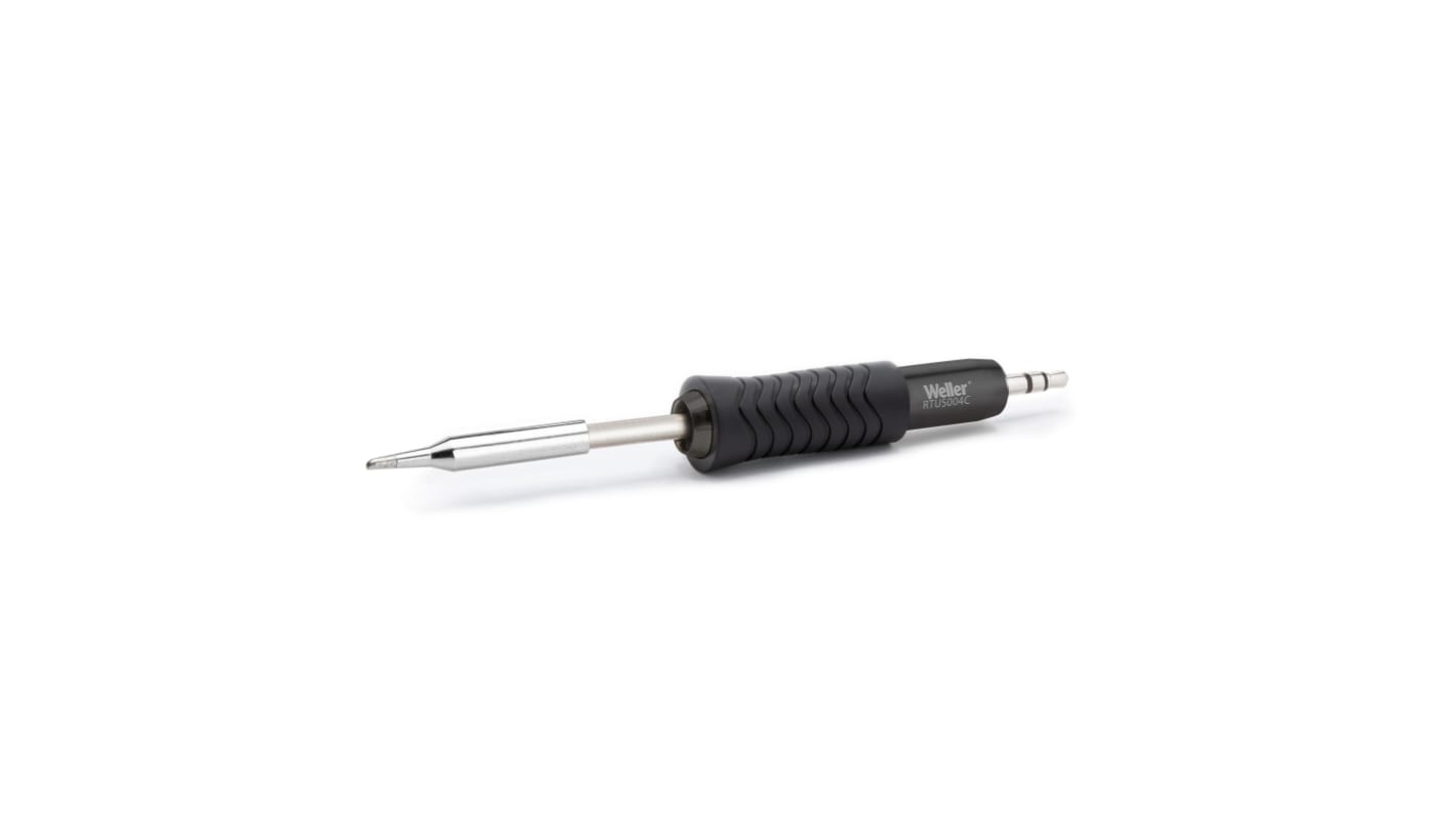 Punta de soldadura tipo Bisel Weller, serie RTUS mod. RTUS 015 B L MS, punta de 1,5 mm, para usar con Soldador WXUPS-MS