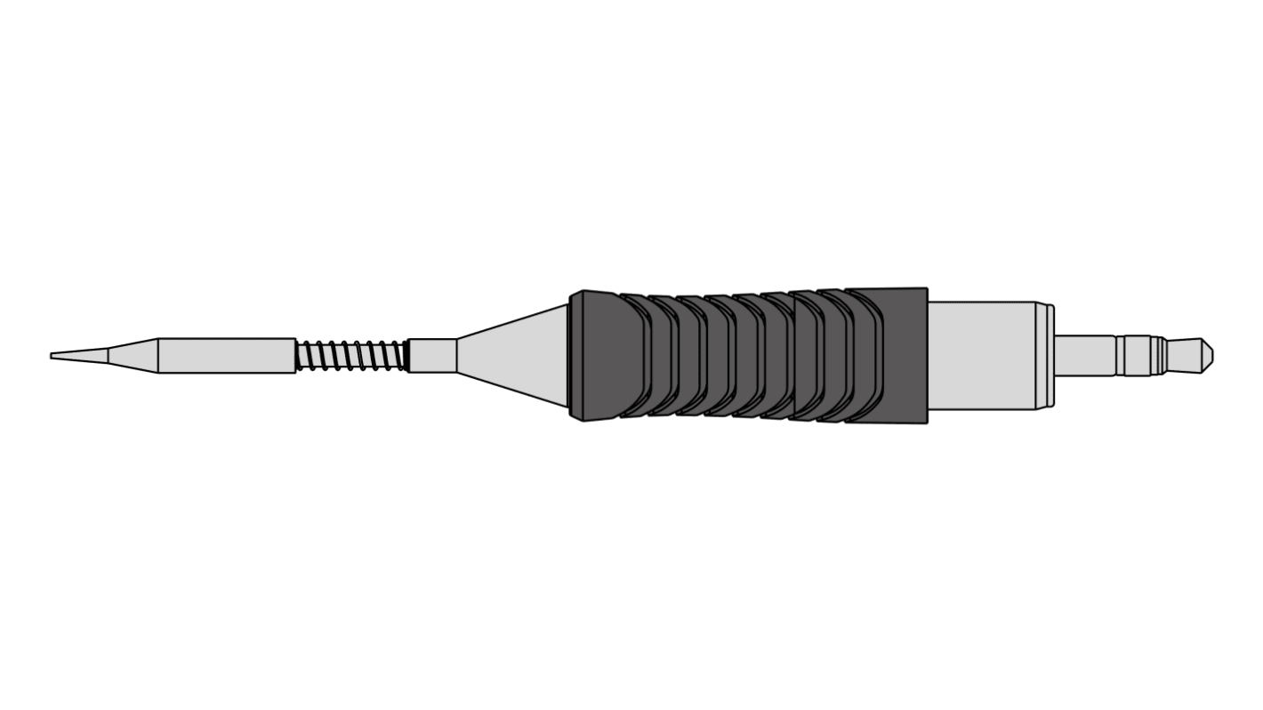 Punta de soldadura tipo Cónico Weller, serie RTMS mod. RTMS 004 C MS, punta de 0,4 mm, para usar con Soldador WXMPS-MS