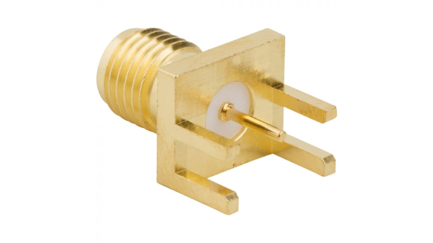 Connettore RF Ad angolo diritto Amphenol RF, Femmina, Presa terminale
