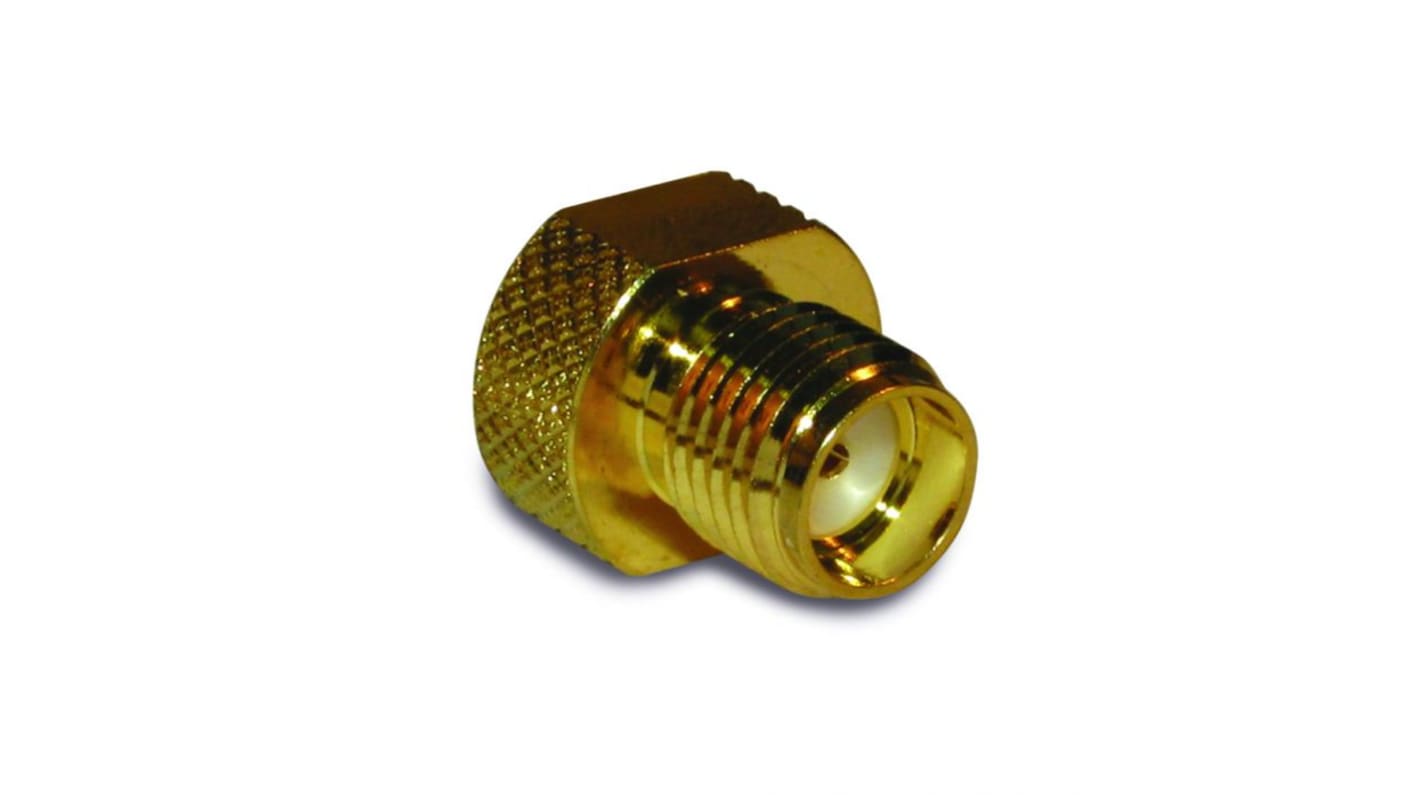 Amphenol RF, jack Cable Mount SMA Connector, 50Ω, Threaded Termination, Straight Body