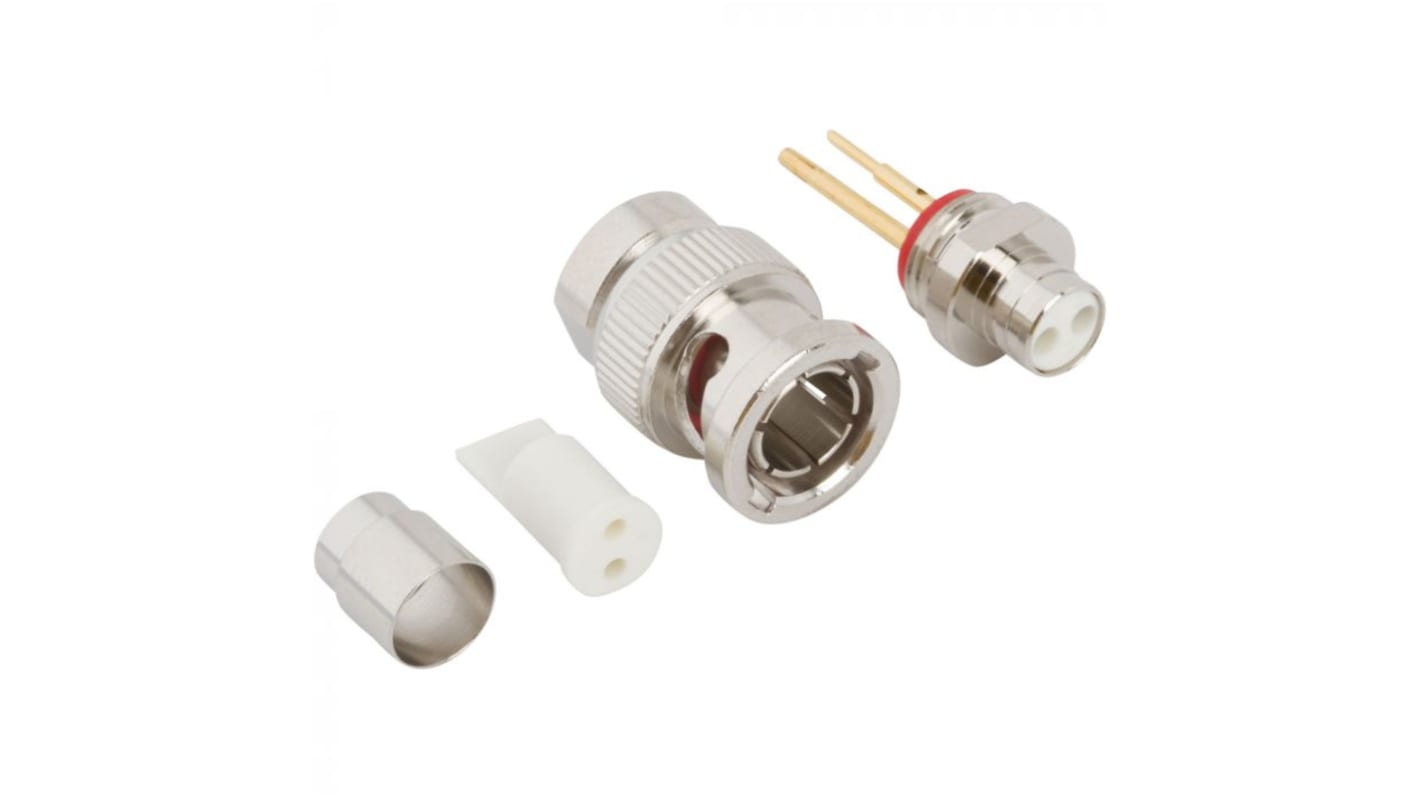 Connettore RF Ad angolo diritto Amphenol RF, Connettore maschio, Montaggio su cavo
