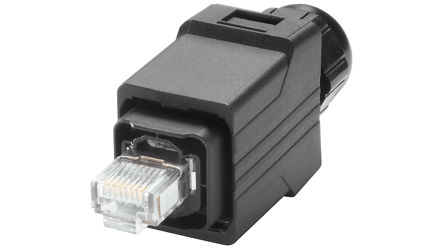 Siemens イーサネットコネクタ, プラグ, RJ45コネクタ, ケーブルマウント, Cat5, 6GK19011BB106AA0 | RS