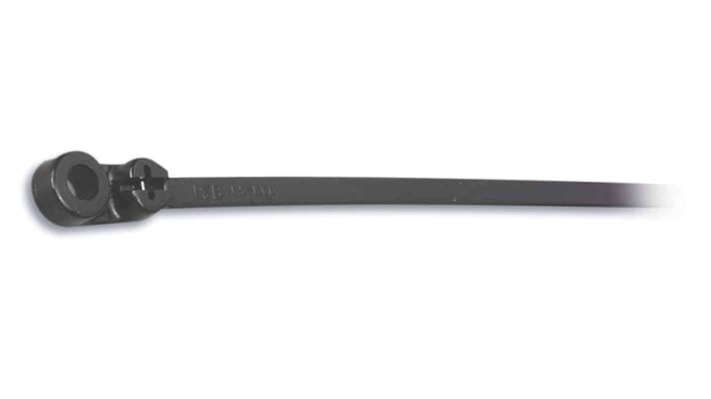 Thomas & Betts Cable Ties, 356mm x 7.6 mm, Black Nylon