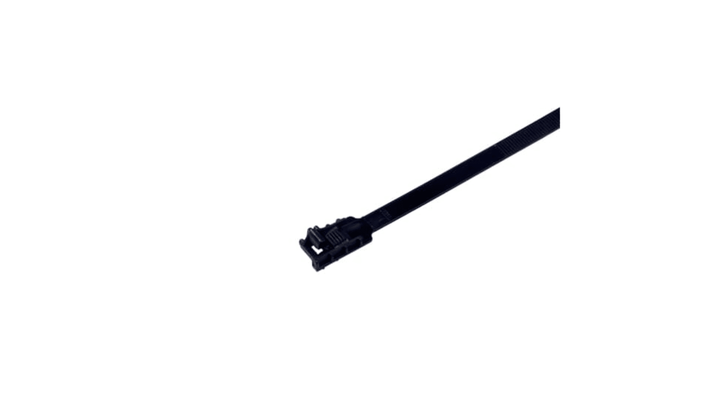 Thomas & Betts Cable Ties, 610mm x 13.2 mm, Black Nylon