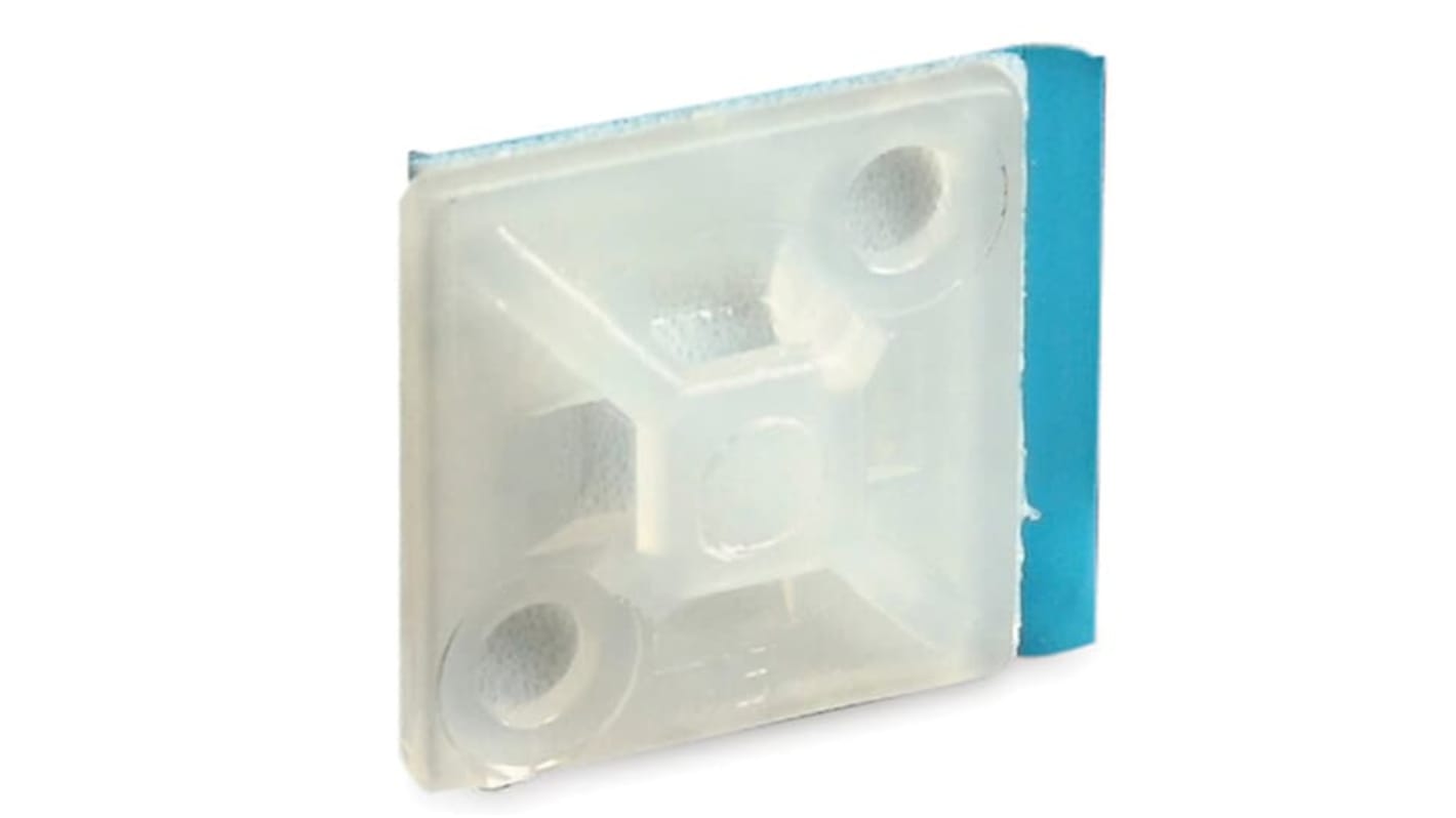 Thomas & Betts Self Adhesive Natural Cable Tie Mount 28.6 mm x 28.6mm