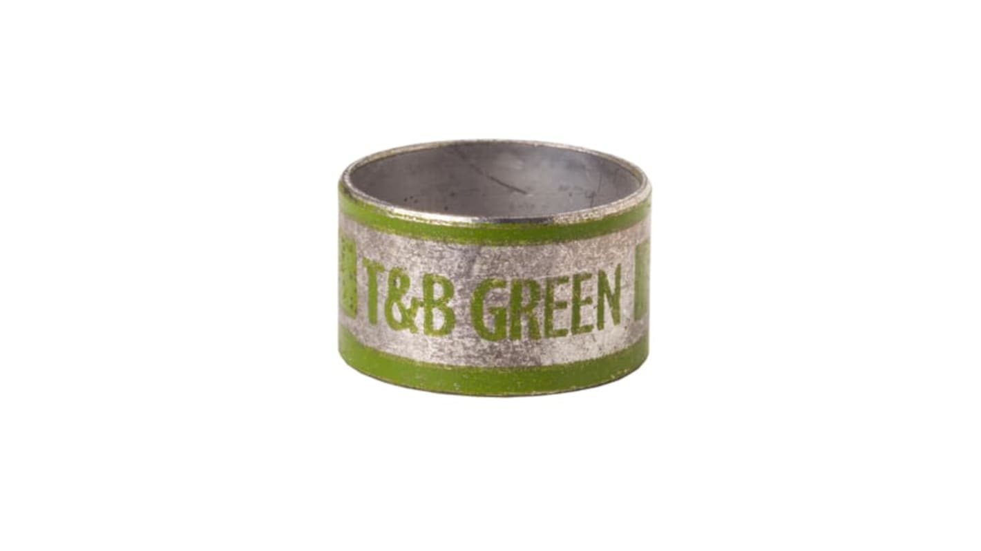 Thomas & Betts Bronze Green Cable Sleeve, 3.6mm Diameter, 7.9mm Length, GSB124 Series