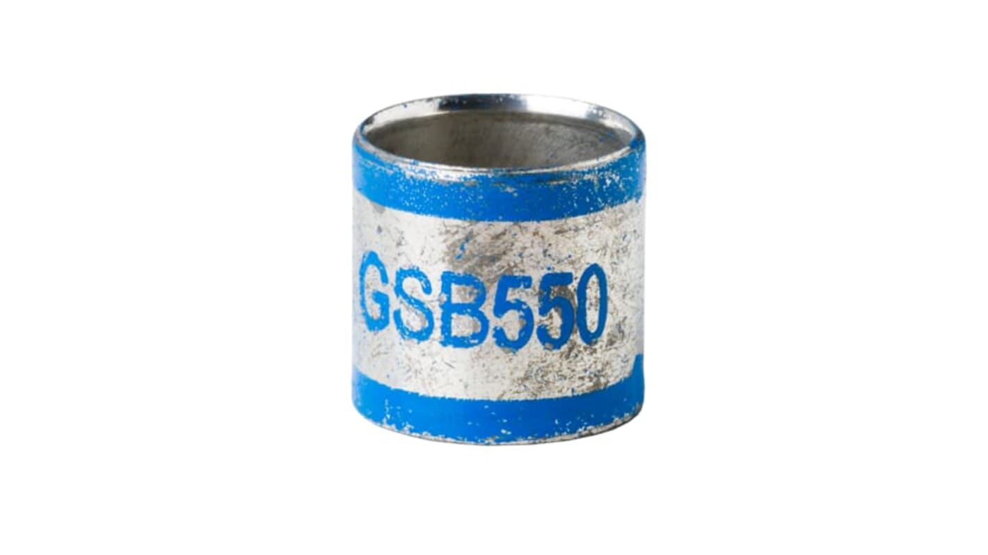 Thomas & Betts Copper Alloy Blue Cable Sleeve, 15.7mm Diameter, 11.2mm Length, GSB550 Series