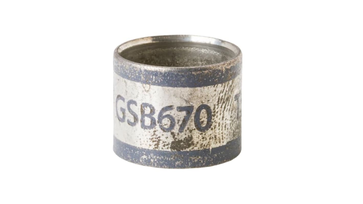 Thomas & Betts Copper Alloy Silver Cable Sleeve, 19mm Diameter, 11.2mm Length, GSB670 Series