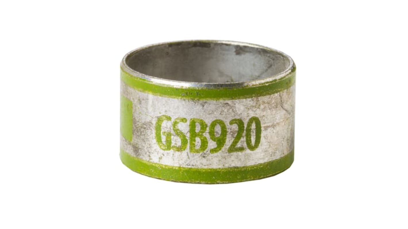 Thomas & Betts Copper Alloy Green Cable Sleeve, 25.4mm Diameter, 11.2mm Length, GSB920 Series