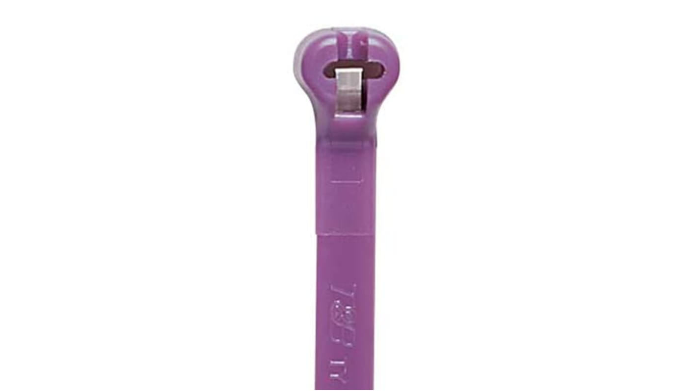 Thomas & Betts Cable Ties, , 92mm x 2.3 mm, Purple Nylon