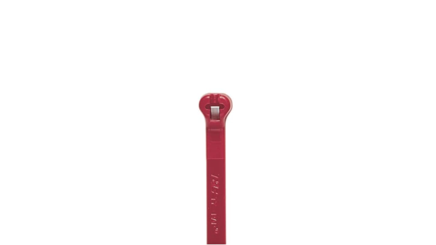 Bridas ABB de Nylon 66 Rojo, 186mm x 4,9 mm, Brida