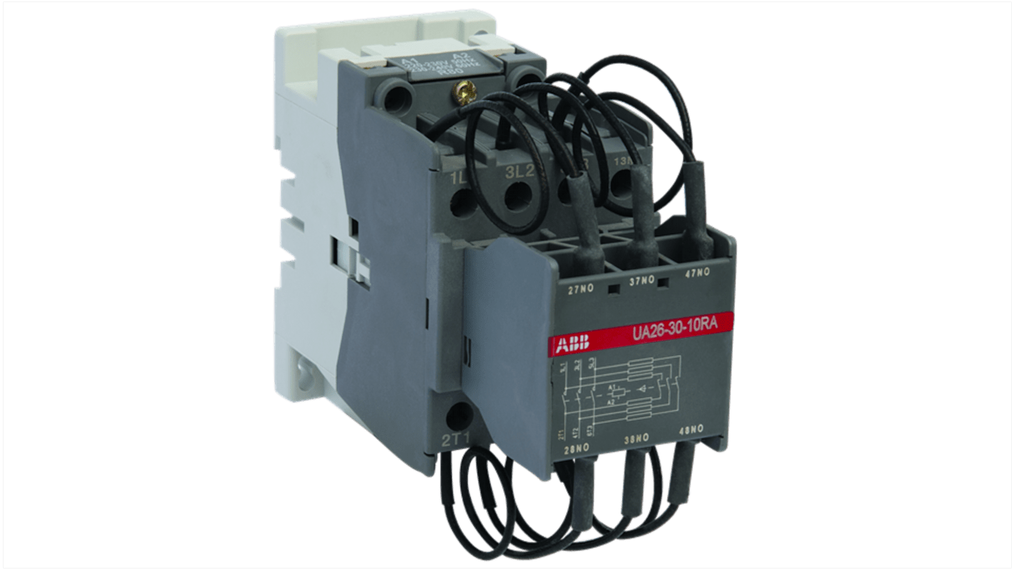 ABB 1SBL24 Leistungsschütz 24 V ac-Spule, 3 -polig / 26 A 4 Schließer Steuereinheit