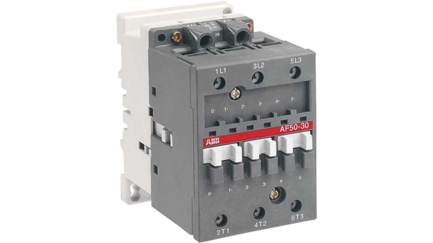 ABB 1SBL35 Contactor, 40 → 130 V Coil, 3-Pole, 50 A, 22 kW, 3NO