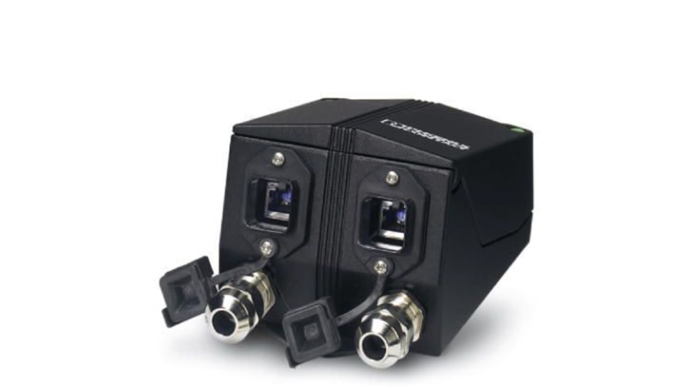 Phoenix Contact 2-Port RJ45 Terminal Outlet, Cat5e, Shielded