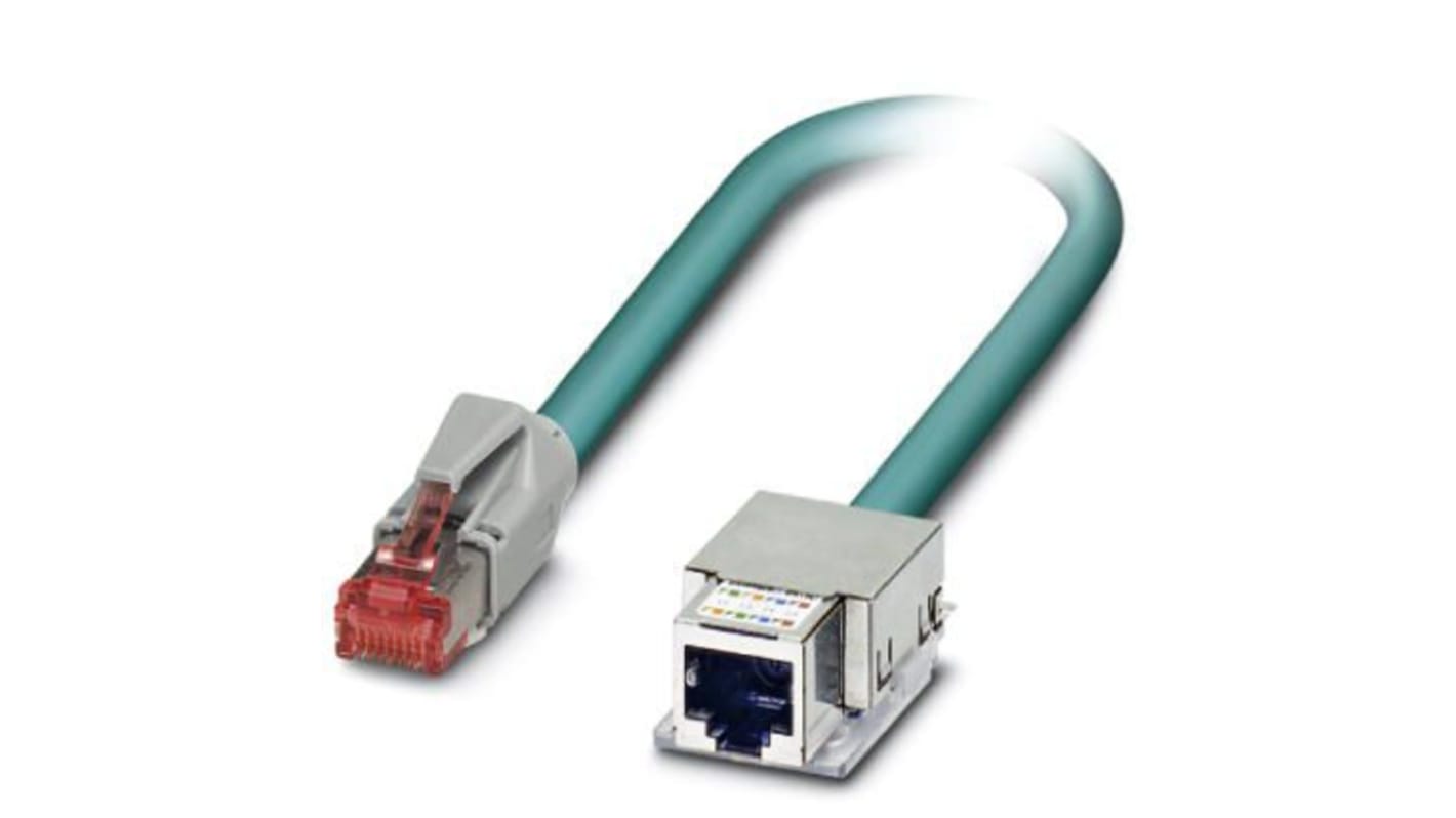 Cable Ethernet Cat6 S/FTP Phoenix Contact de color Azul, long. 2m