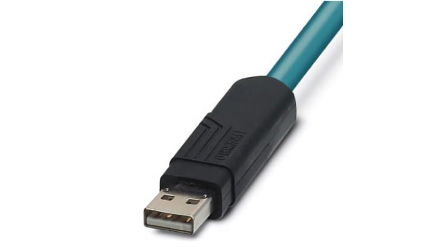Phoenix Contact , Male USB A to Unterminated, 1m