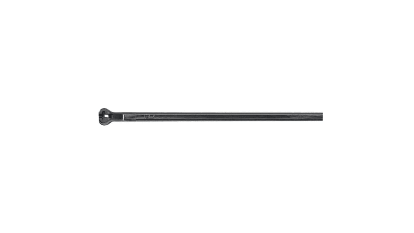 Thomas & Betts Cable Ties, , 202mm x 2.3 mm, Black Nylon