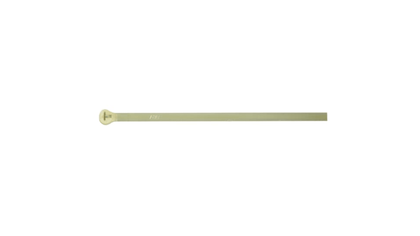 Thomas & Betts Cable Ties, , 92mm x 2.3 mm, Natural Nylon, Pk-1000
