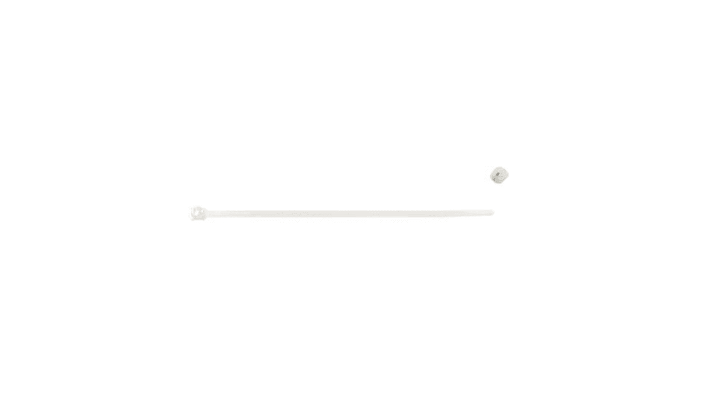 Thomas & Betts Cable Ties, , 160mm x 3.6 mm, Natural Nylon