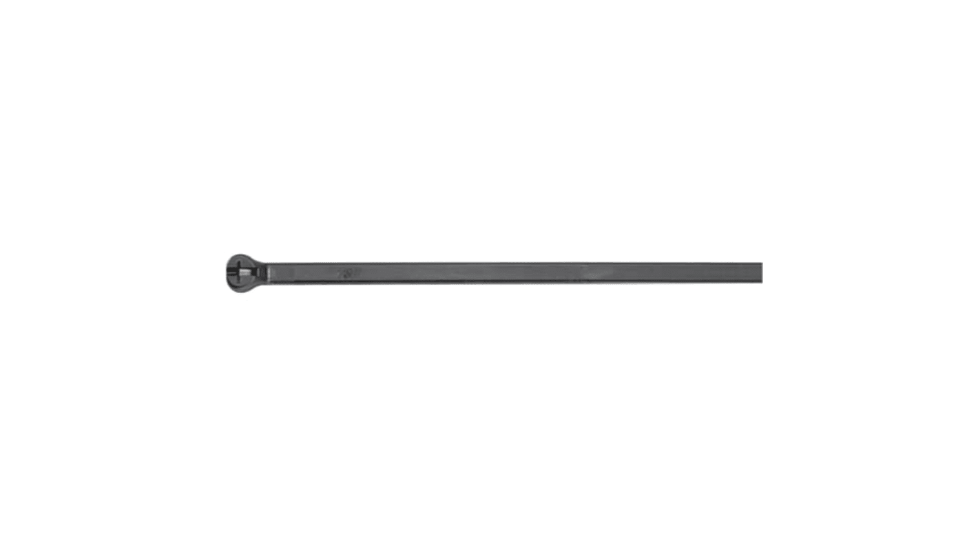 Thomas & Betts Cable Ties, , 186mm x 4.8 mm, Black Nylon