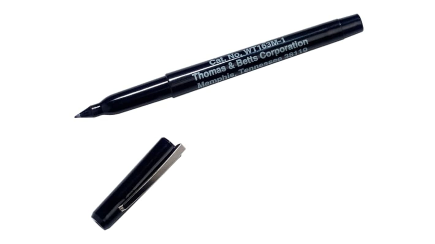 Thomas & Betts Fine Tip Black Marker Pen
