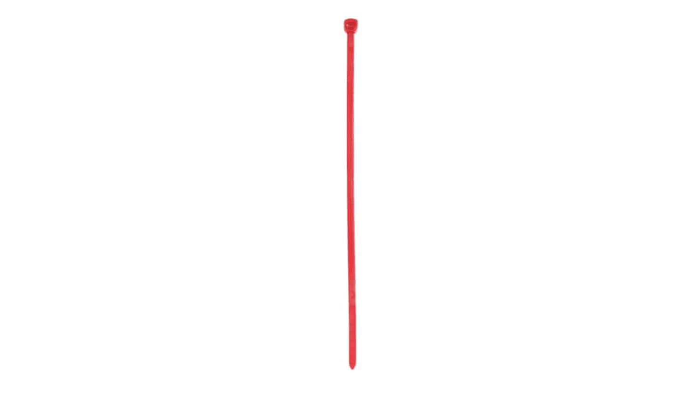 Bridas ABB de Nylon 66 Rojo, 190mm x 4,8 mm, Brida