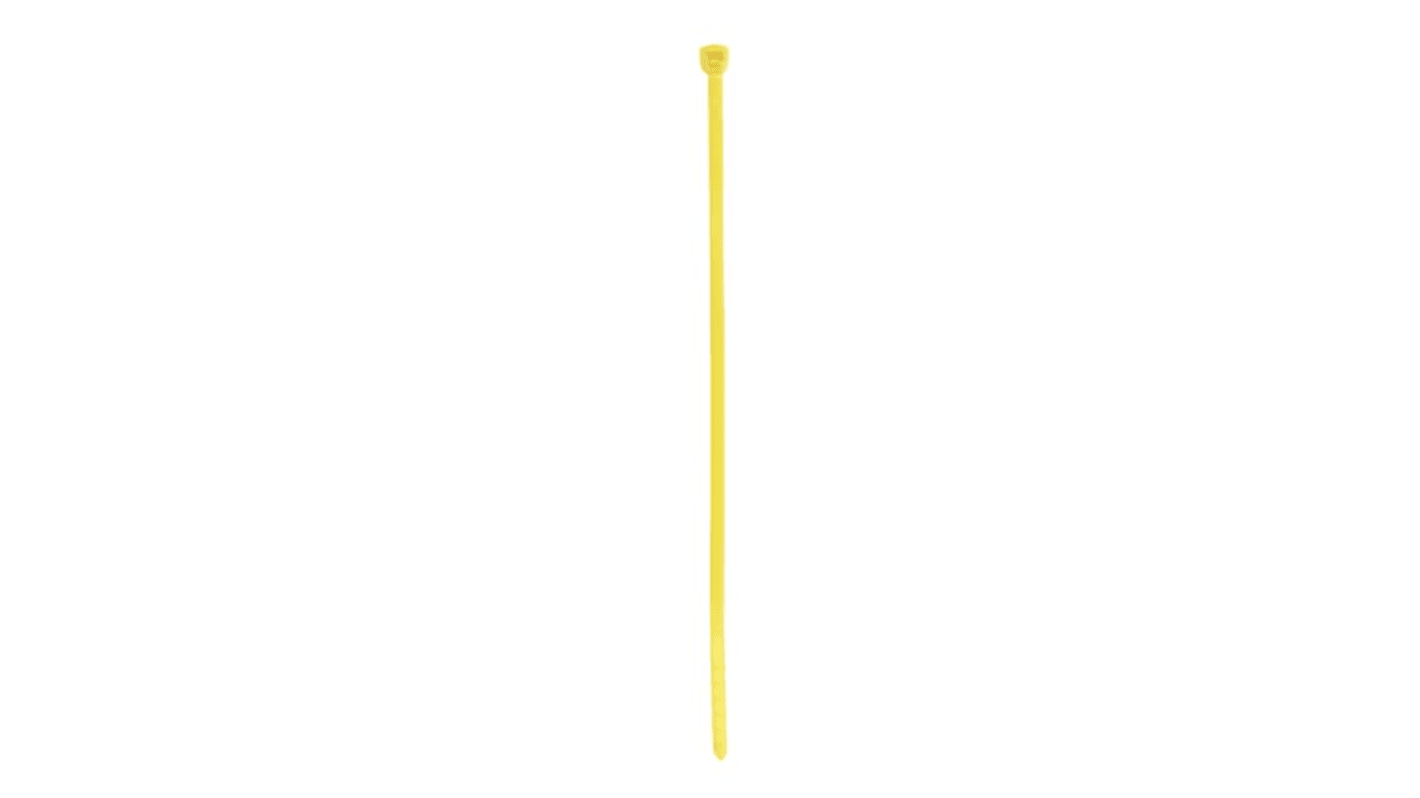 Bridas ABB de Nylon 66 Amarillo, 300mm x 4,8 mm, Brida