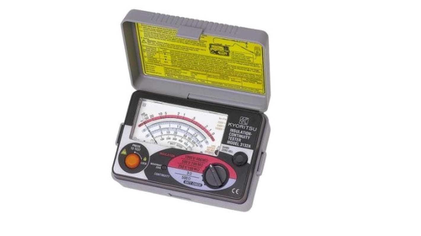 Kyoritsu K3132A Insulation Resistance Tester, 250V Min, 1000V Max