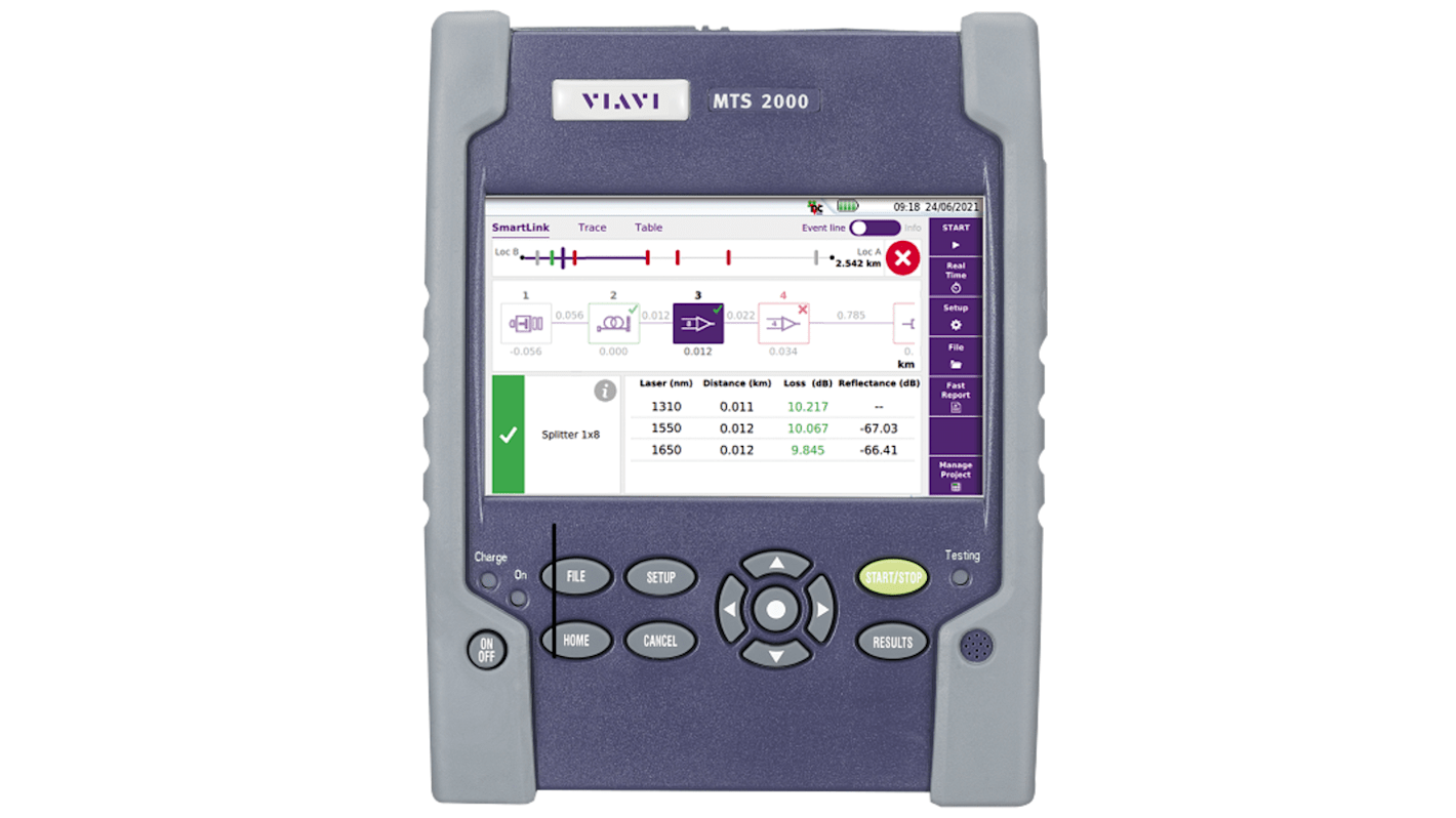 Viavi MTS2000 Fibre Optic Optical Power Meter