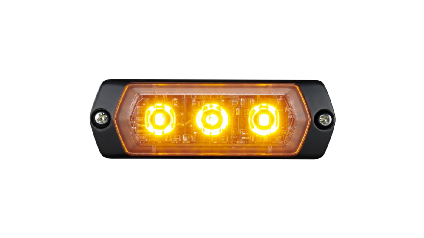 Indicador luminoso de advertencia Patlite serie 1M1, efecto Múltiples efectos de iluminación, LED, Amarillo, alim. 12 →