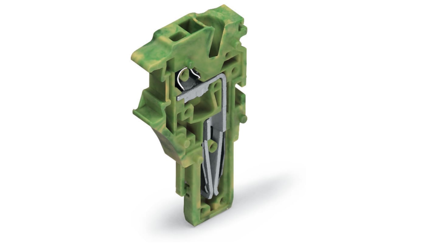 WAGO X-COM S, 2022 Reihenklemmenblock Einfach Grün/Gelb, 2.5mm² / 24A, Steckanschluss