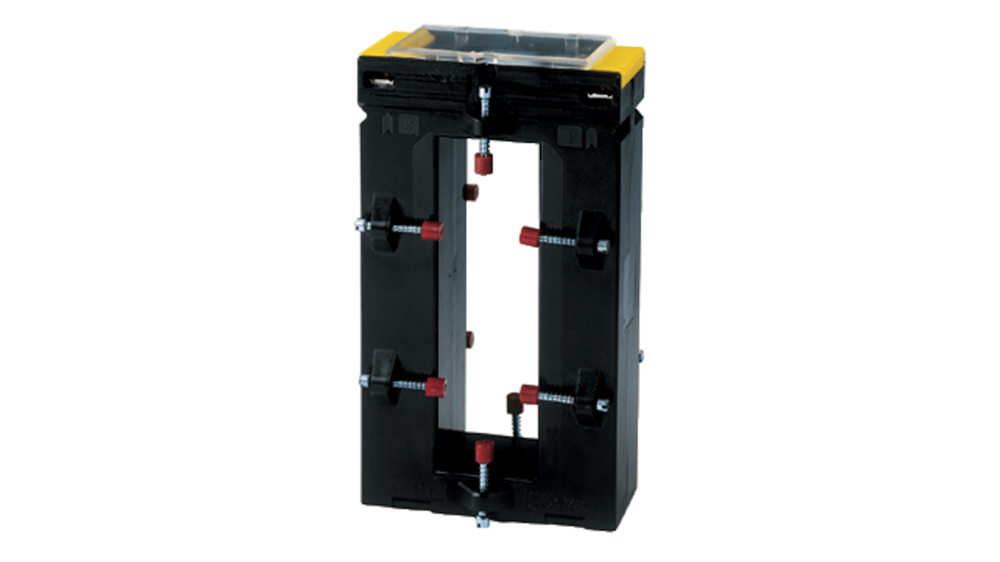 Przekładnik prądowy prąd wej 750A Socomec prad wyj 5 A otwór 103 x 41mm Przewód drążkowy