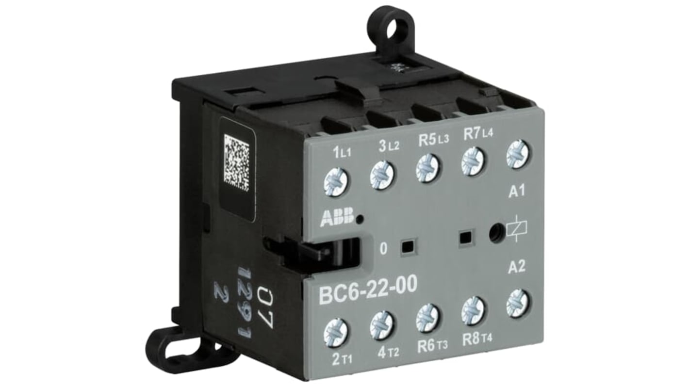 ABB GJL121 Contactor, 110 → 125 V dc Coil, 4-Pole, 20 A, 2NO/2NC