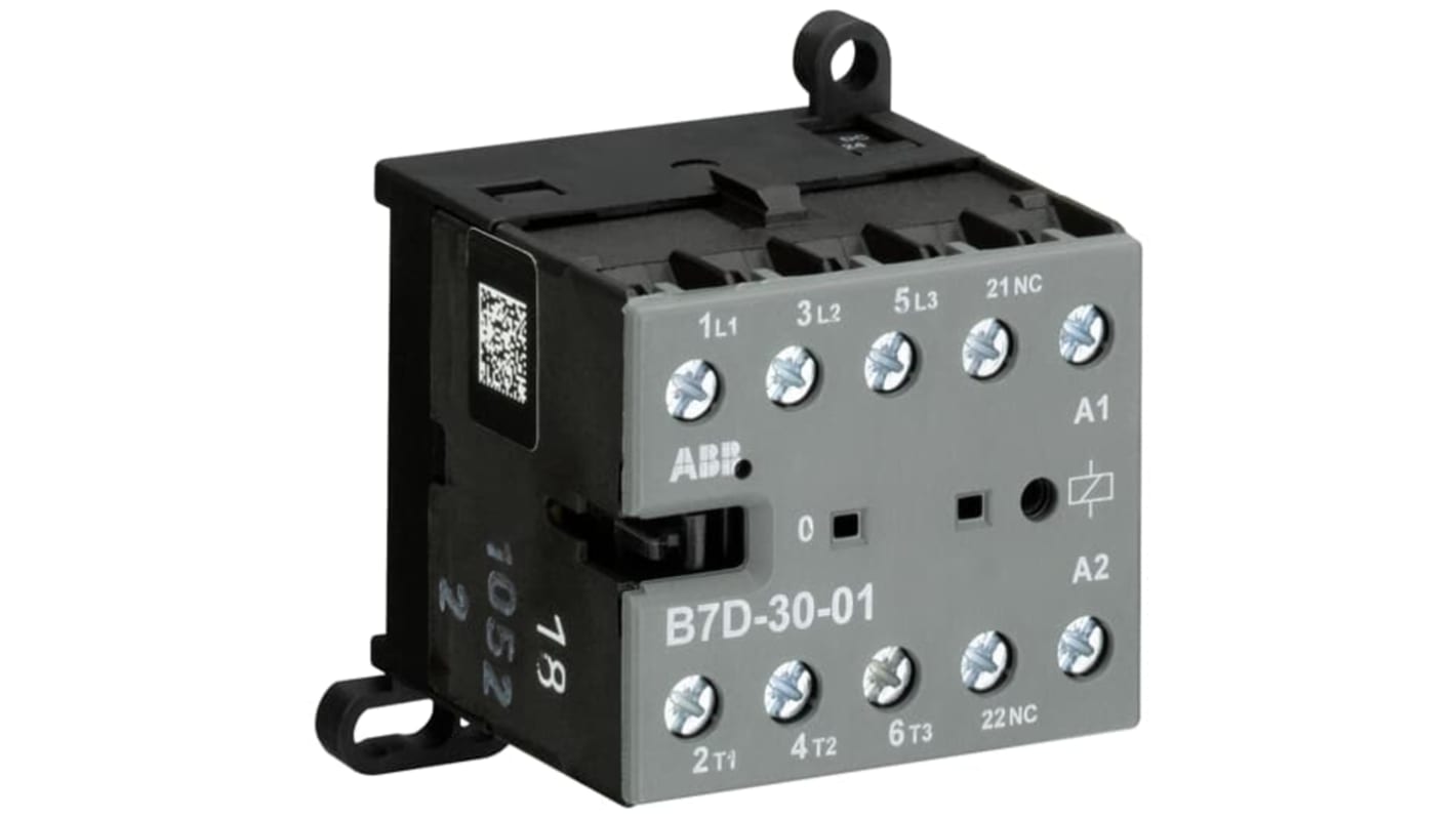 Stycznik 220 →240 V DC ABB styki: 3 5,5 kW 20 A 3NO/1NC GJL1317001R0015