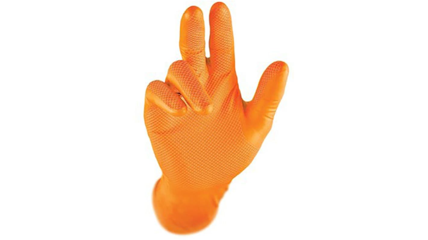 Gants jetables RS PRO taille XL, Nitrile Non poudrés, x 50 gants