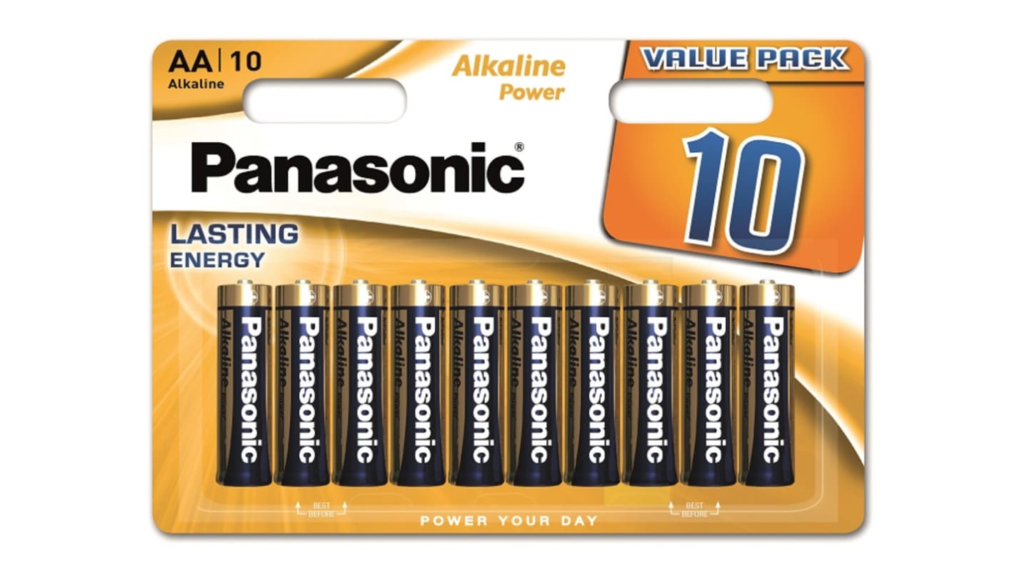 Panasonic Alkaline Power Alkaline AA Batteries 1.5V