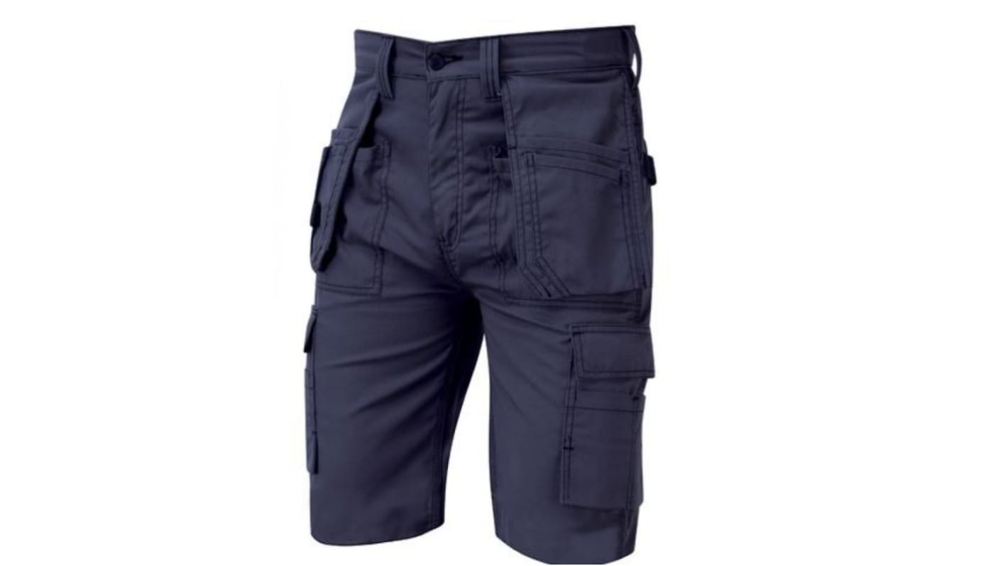 Pantalones cortos de trabajo  para hombre Orn de , 35 % alg., 65 % poli. de color Azul marino, talla 48plg