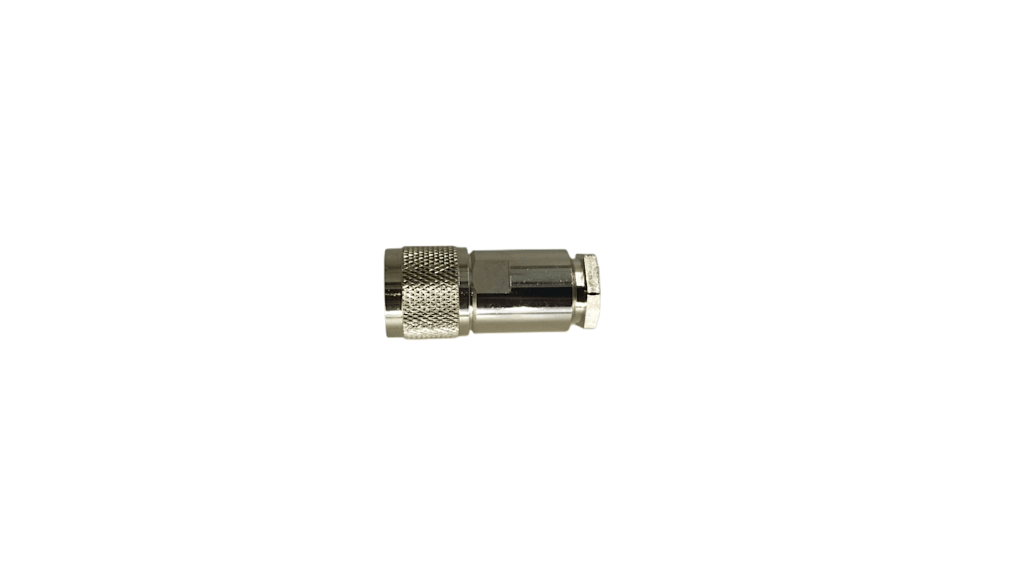 RS PRO, Plug Cable Mount N Connector, 50Ω, Clamp Termination, Straight Body
